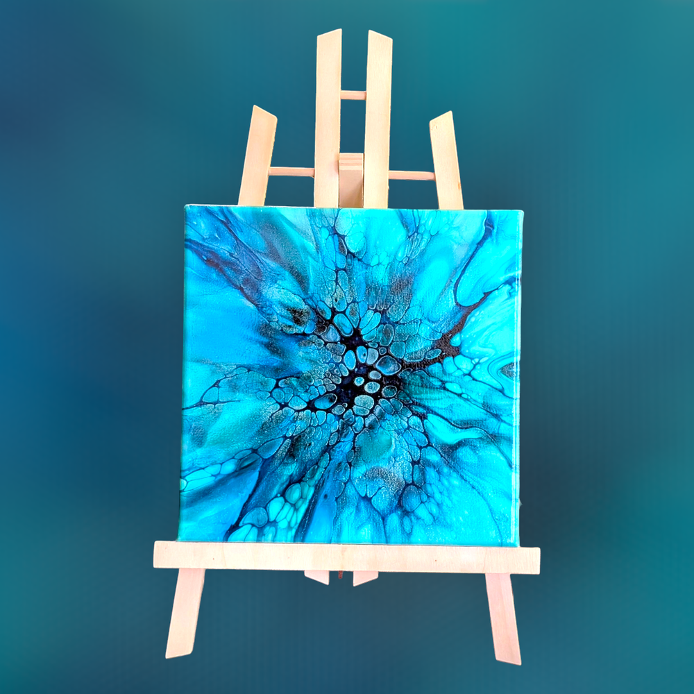 Undertow (Shimmery Fluid Art Painting)